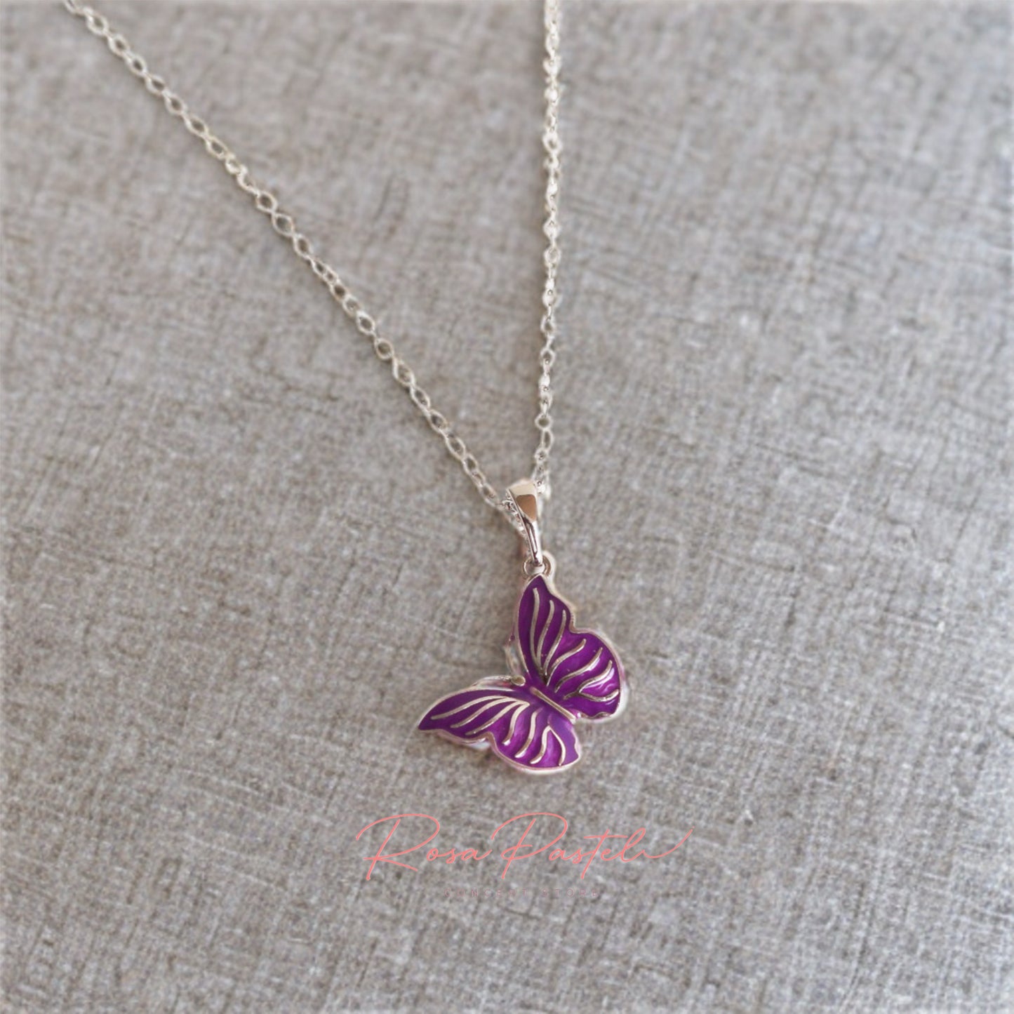 Collar en baño de rodio