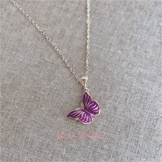 Collar en baño de rodio