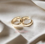 Arete en baño de oro 18k