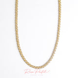 Cadena baño de oro 18k