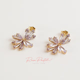 Aretes en baño de oro 18k