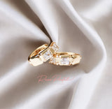 Arete en baño de oro 18k