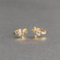 Arete en baño de oro 18K