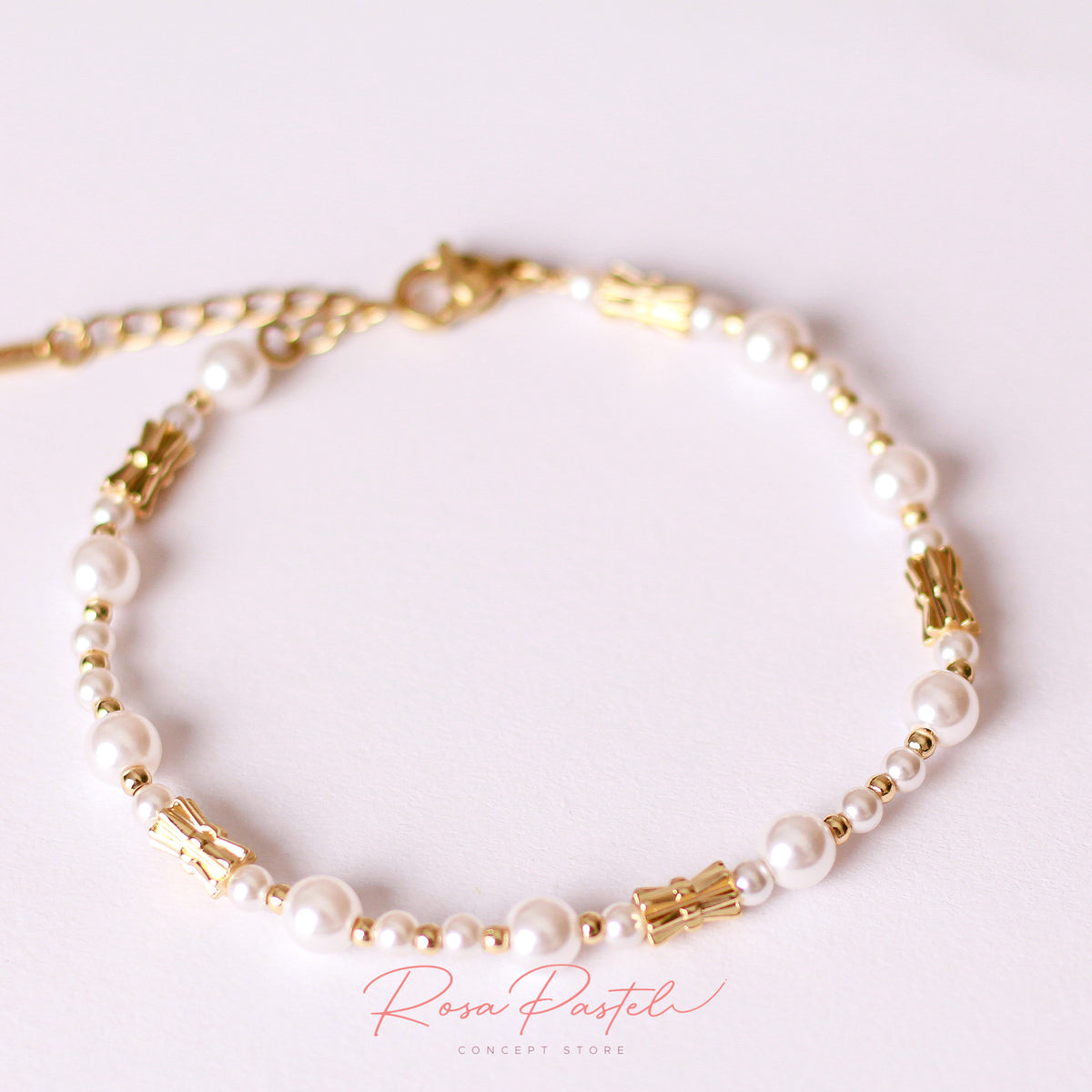 Pulsera  en baño de oro 18k