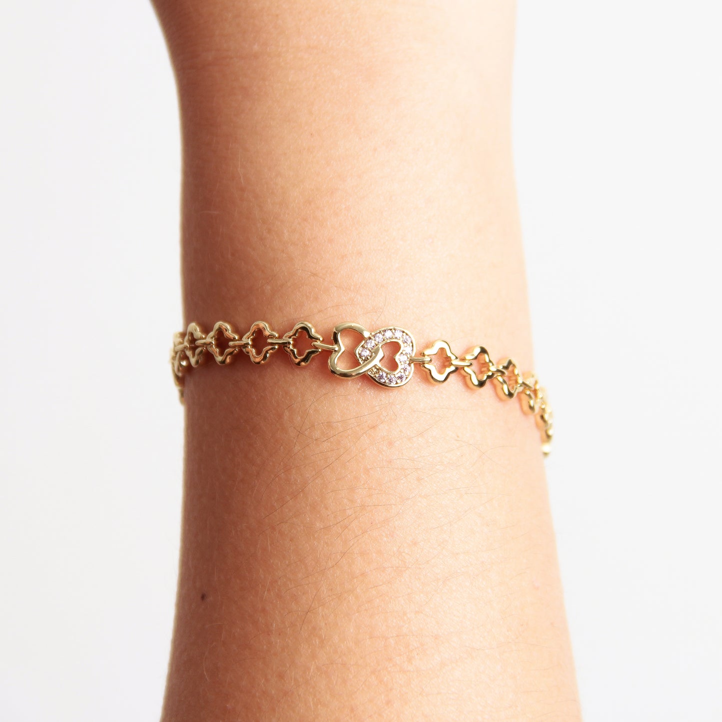 Pulsera baño de oro