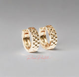 Arete en baño de oro 18k