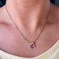 Collar en baño de oro 18k