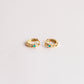 Arete en baño de oro 18K