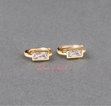 Arete en baño de oro 18k