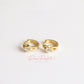 Aretes en baño de oro 18k