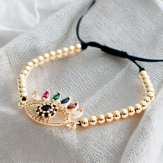 Pulsera baño de oro 18k
