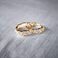 Arete en baño de oro 18k