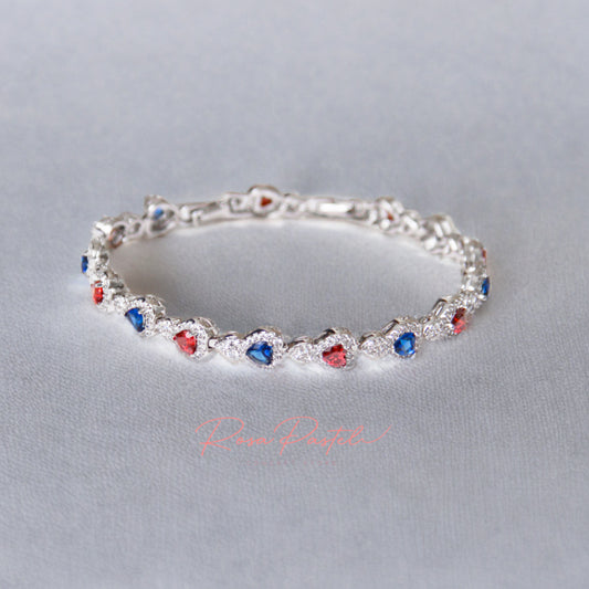 Pulsera en baño de rodio
