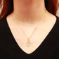 Collar en baño de oro 18k