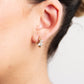 Arete en baño de oro 18K