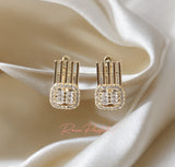 Arete en baño de oro 18k