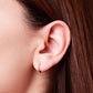 Arete en baño de oro 18k