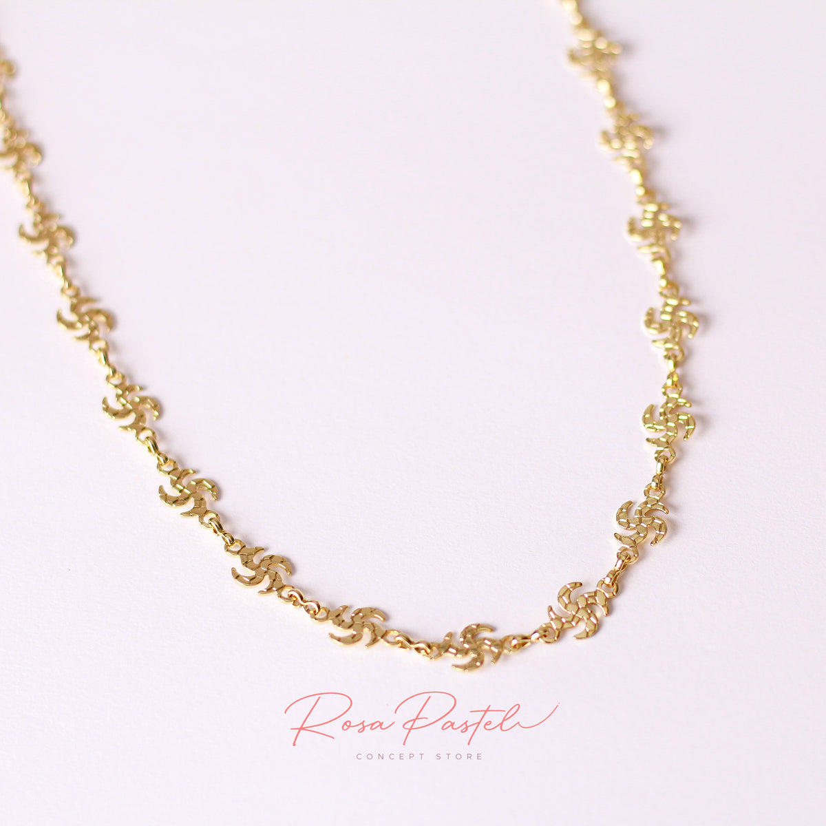Collar  en baño de oro 18k