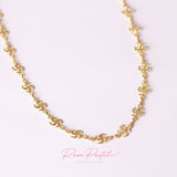 Collar  en baño de oro 18k