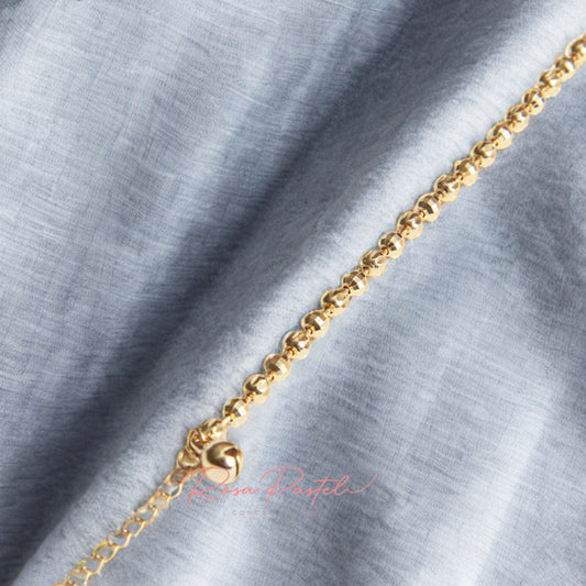 Pulsera en baño de oro 18k