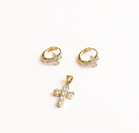 Set baño de oro (incluye cadena)