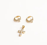 Set baño de oro (incluye cadena)