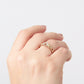 Anillo en baño de oro 18 k