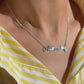 Cadena personalizada de plata