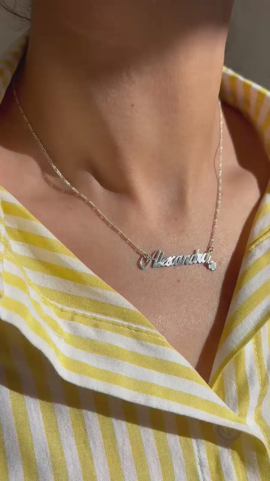 Cadena personalizada de plata